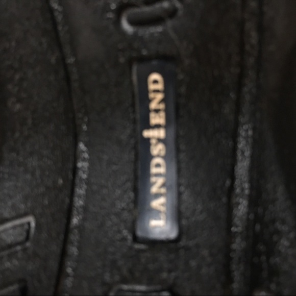 Land’s End Navy Leather Shoes 8.5 - Picture 8 of 9